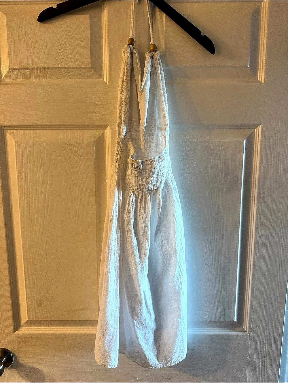 Cotton Natural Cotton Maxi Dress in White
